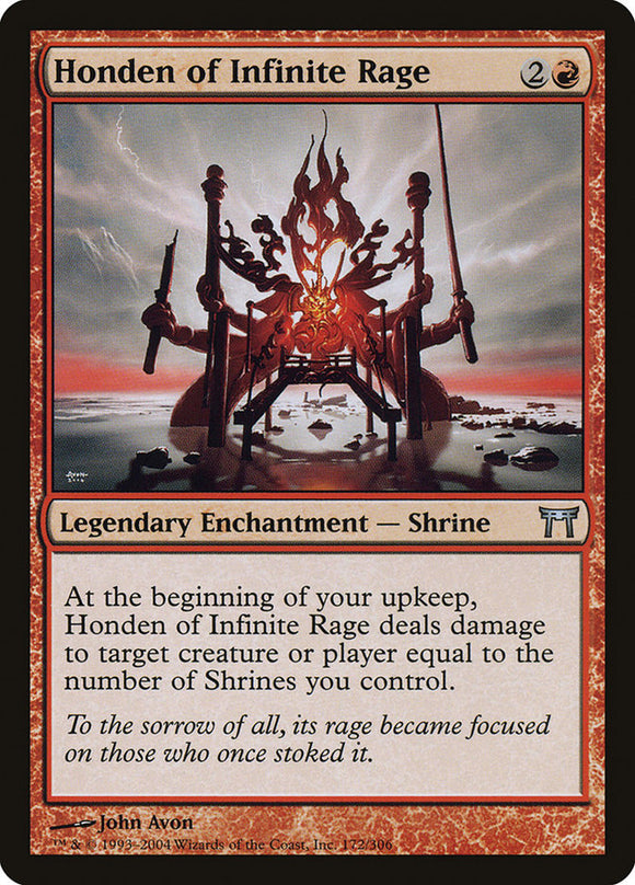 Honden of Infinite Rage [Champions of Kamigawa]