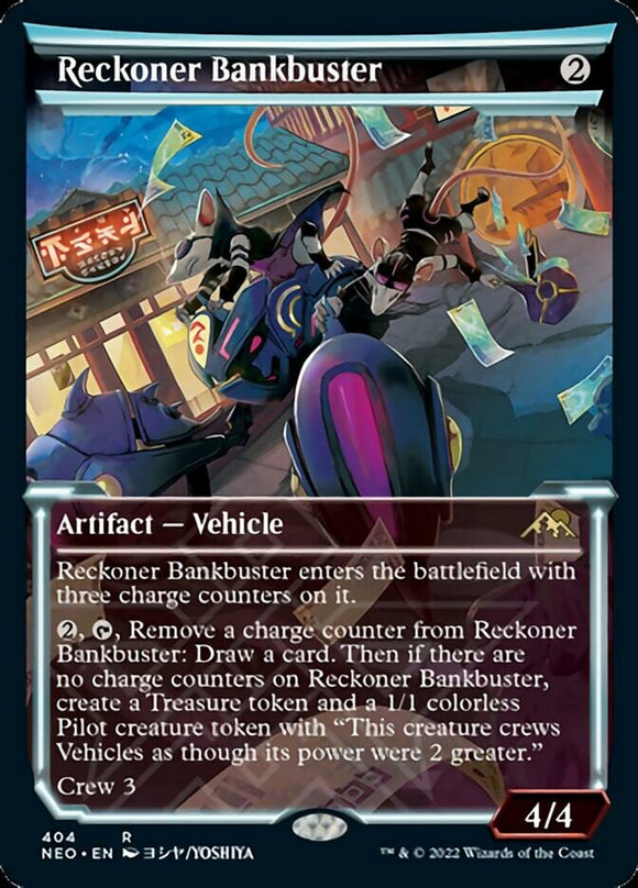 Reckoner Bankbuster (Escaparate con brillo suave) [Kamigawa: Neon Dynasty] 