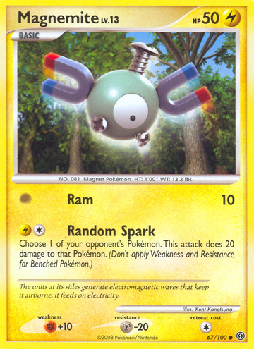 Magnemite (67/100) [Diamante y Perla: Frente Tormentoso] 