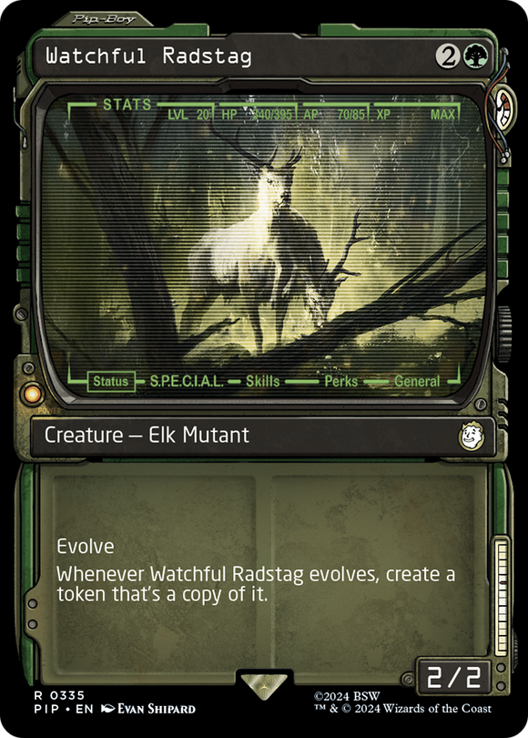 Radstag vigilante (escaparate) [Fallout] 