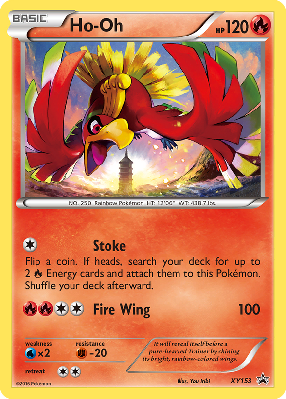 Ho-Oh (XY153) [Promociones de XY: Black Star] 