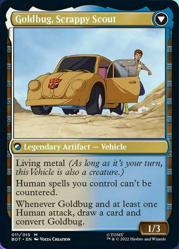Goldbug, Humanity's Ally // Goldbug, Scrappy Scout [Transformers] - 0
