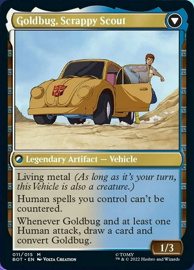 Goldbug, Humanity's Ally // Goldbug, Scrappy Scout [Transformers] - 0