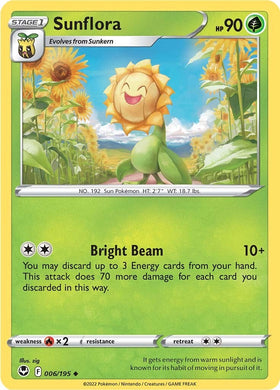 Sunflora (006/195) [Espada y escudo: Tempestad de plata] 