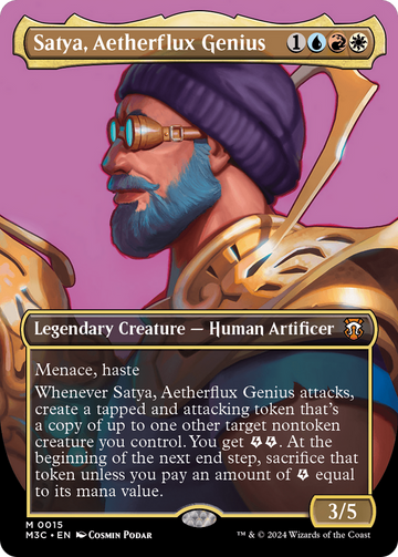 Satya, genio del flujo etéreo (sin fronteras) [Comandante de Modern Horizons 3] 