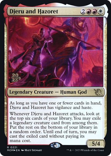 Djeru y Hazoret [Promociones previas al lanzamiento de March of the Machine] 