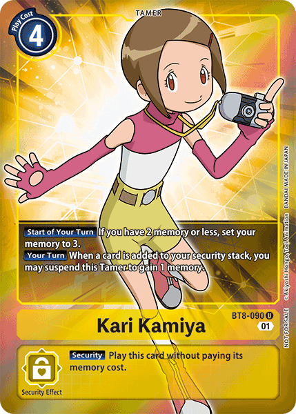 Kari Kamiya [BT8-090] (Arte alternativo - Box Topper) [Nuevo despertar] 