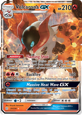 Volcarona GX (35/236) [Sol y Luna: Eclipse Cósmico] 