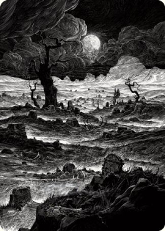 Carta de arte de las llanuras 1 [Serie de arte de Innistrad: Crimson Vow] 