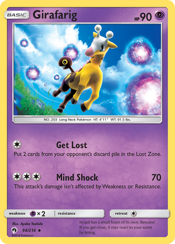 Girafarig (94/214) [Sol y Luna: Trueno Perdido] 