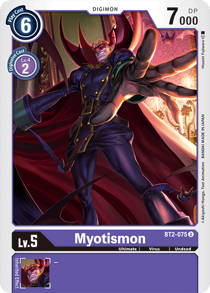 Myotismon [BT2-075] [Lanzamiento de la versión especial Booster 1.0] 