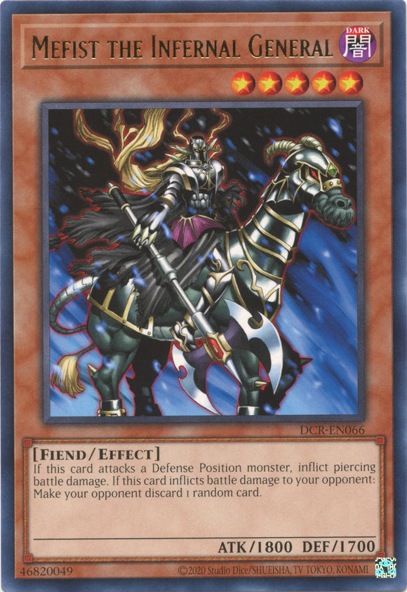 Mefist el General Infernal (25.º aniversario) [DCR-EN066] Raro 