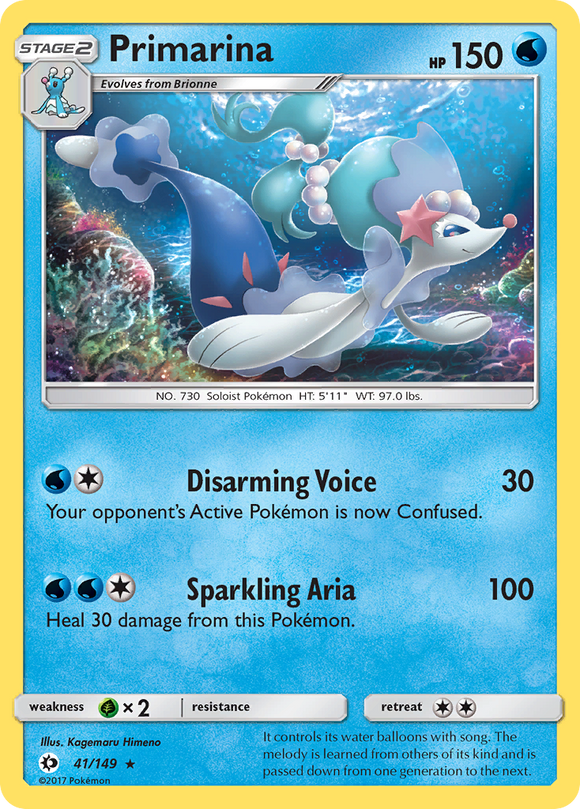 Primarina (41/149) [Sol y Luna: Conjunto básico] 