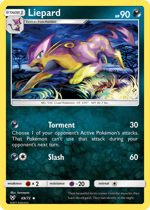 Liepard (49/73) [Sol y Luna: Leyendas brillantes] 