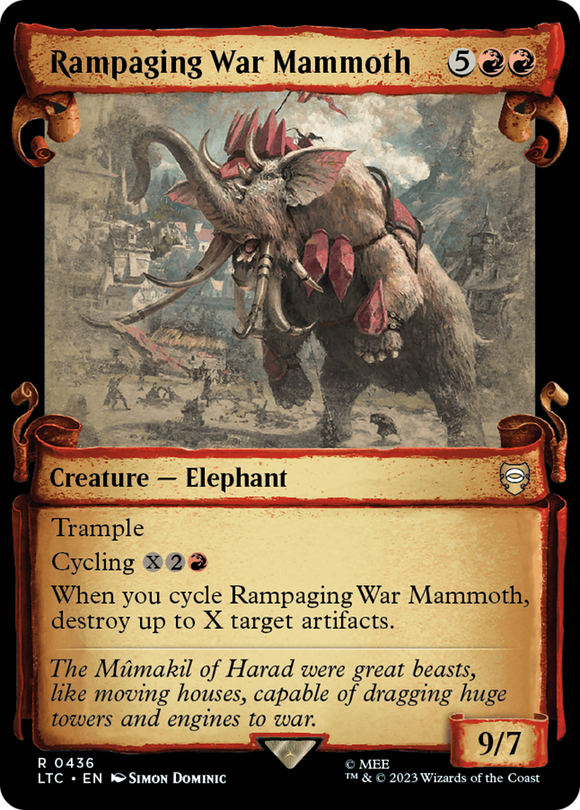 Mamut de guerra furioso [El Señor de los Anillos: Cuentos de la Tierra Media: Pergaminos de presentación del comandante] 