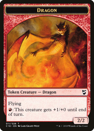 Dragon Egg // Dragon Double-Sided Token [Commander 2018 Tokens] - 0