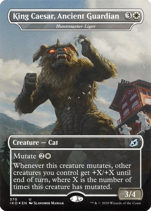 El maestro cazador Liger - Rey César, antiguo guardián (Serie Godzilla) [Ikoria: Lair of Behemoths] 