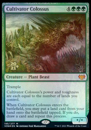 Cultivador Coloso [Promociones de prelanzamiento de Innistrad: Crimson Vow] 