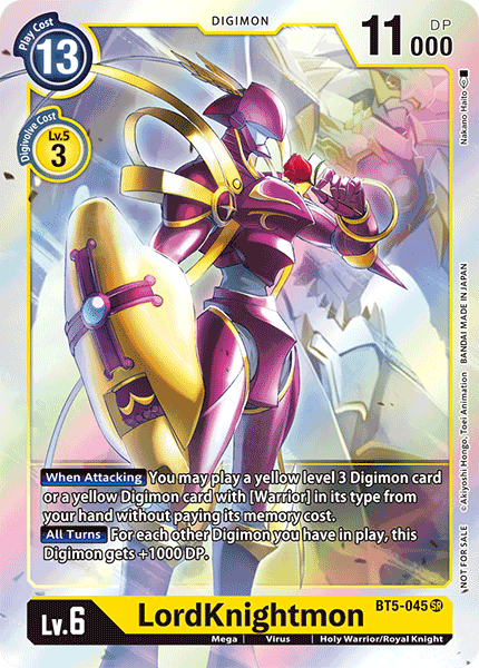 LordKnightmon [BT5-045] (paquete de evento) [Promociones de la Batalla de Omni] 