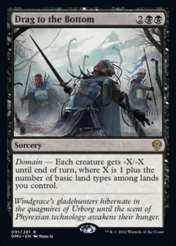 Arrastra hasta el fondo (paquete promocional) [Promociones de Dominaria United] 