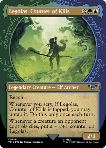 Legolas, el contador de muertes (Showcase) (Surge Foil) [El Señor de los Anillos: Cuentos de la Tierra Media] 