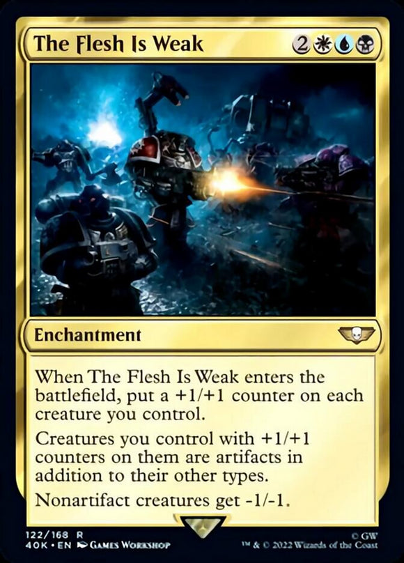 La carne es débil (Surge Foil) [Warhammer 40,000] 