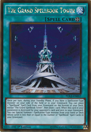 La gran torre del libro de hechizos [PGL2-EN057] Oro Raro 