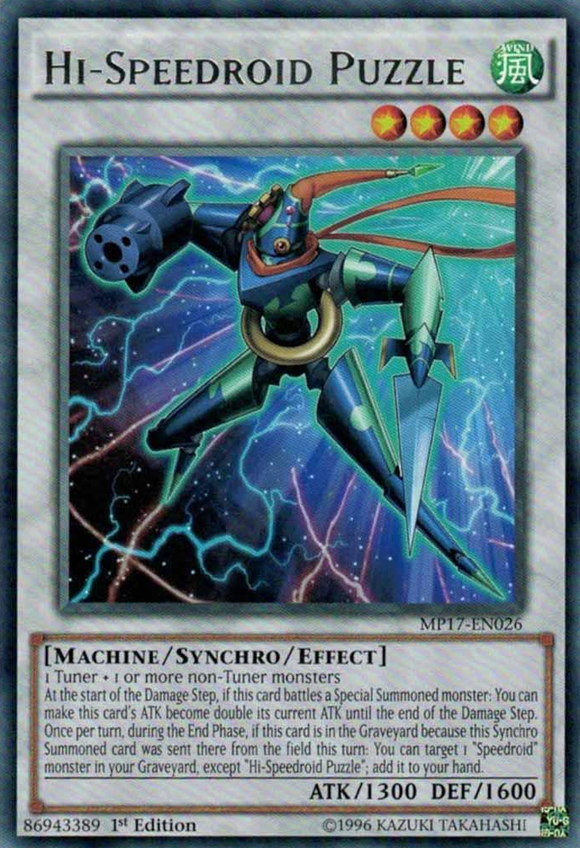 Rompecabezas Hi-Speedroid [MP17-EN026] Raro 