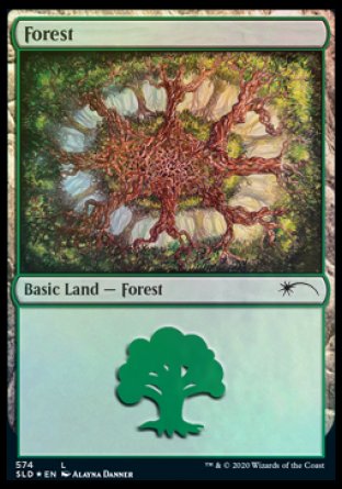 Bosque (más uno) (574) [Promociones de Secret Lair Drop] 