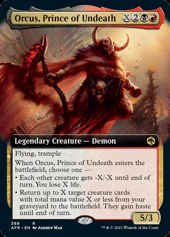 Orcus, Príncipe de los No Muertos (Ilustración ampliada) [Dungeons &amp; Dragons: Aventuras en los Reinos Olvidados] 