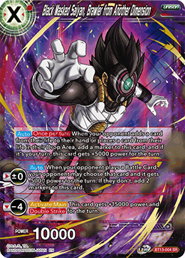 Saiyan con máscara negra, luchador de otra dimensión (BT13-004) [Supreme Rivalry] 