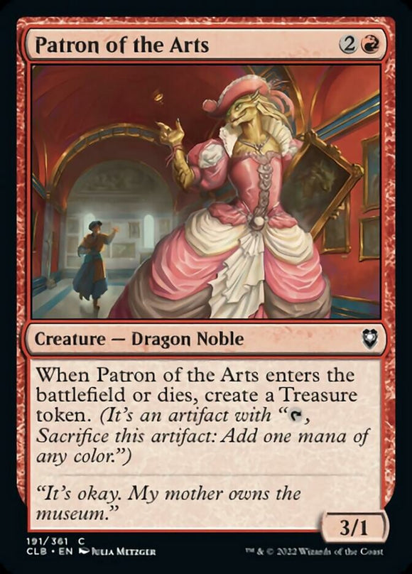 Patrón de las artes [Commander Legends: Battle for Baldur's Gate] 