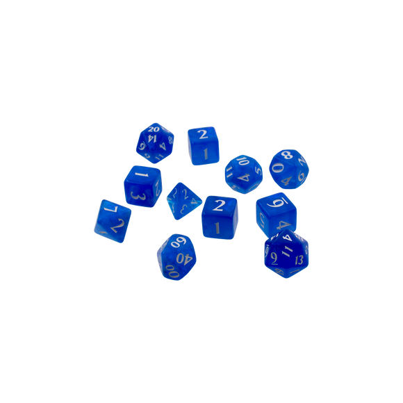 Ultra PRO: 11-Dice Set - Eclipse (Pacific Blue)