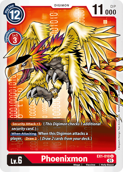 Phoenixmon [EX1-010] [Colección Clásica] 