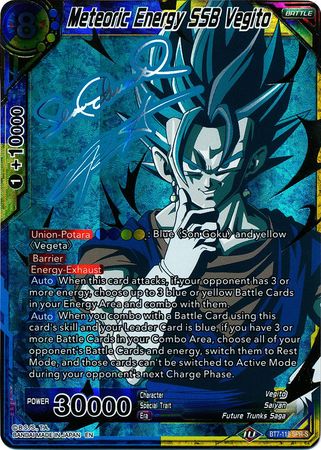 Meteoric Energy SSB Vegito (SPR Signature) (BT7-118) [Asalto de los Saiyans] 