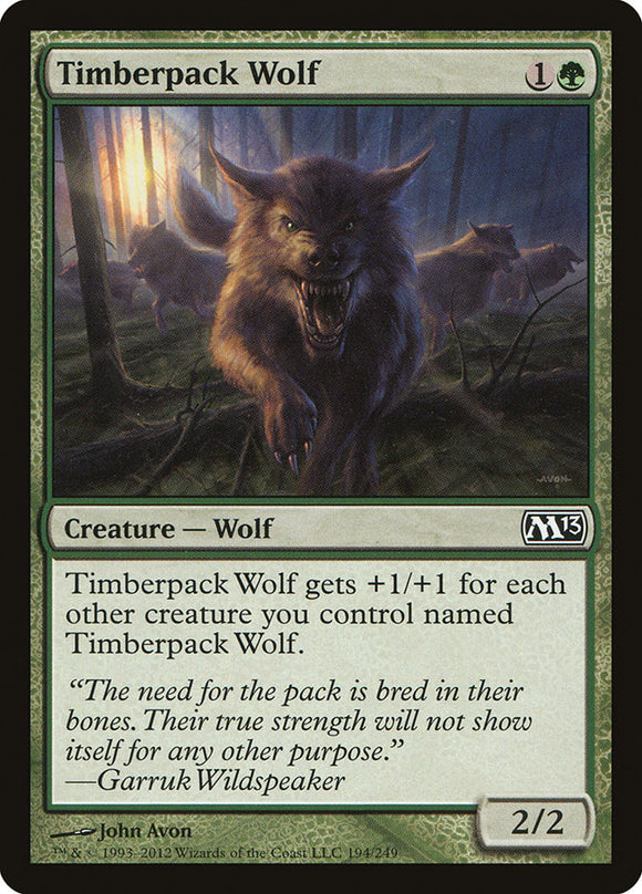 Lobo de la manada de madera [Magic 2013] 