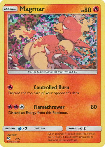 Magmar (12/3) [Promociones de McDonald's: Colección 2019] 