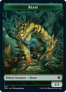 Beast // Beast Double-Sided Token [Starter Commander Decks]-2