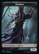 Horror // Centaur Double-Sided Token [Commander Legends: Battle for Baldur's Gate Tokens]-1