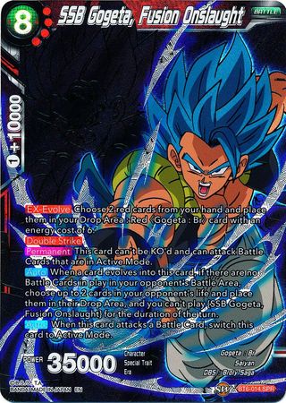 SSB Gogeta, Embestida de fusión (SPR) (BT6-014) [Reyes destructores] 