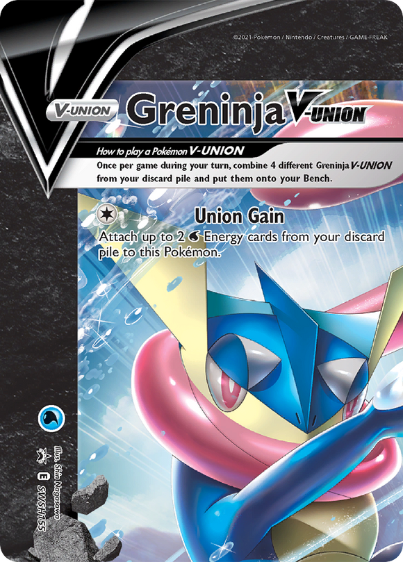 Greninja V-Union (SWSH155) [Promociones de Sword &amp; Shield: Black Star] 