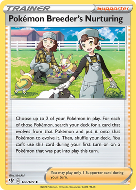 Crianza de Pokémon (166/189) [Espada y Escudo: Oscuridad en llamas] 