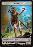Spirit // Hero (0026) Double-Sided Token (Surge Foil) [FINAL FANTASY Commander Tokens]-2
