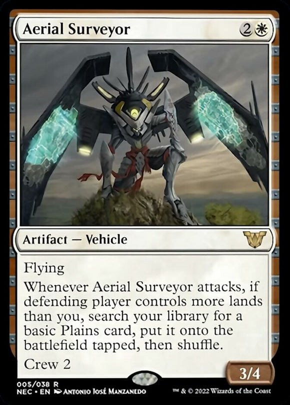 Agrimensor aéreo [Kamigawa: Neon Dynasty Commander] 