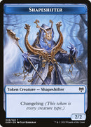 Human Warrior // Shapeshifter Double-Sided Token [Kaldheim Tokens]-2