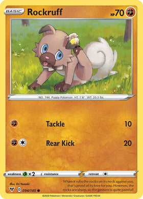 Rockruff (094/185) [Espada y escudo: voltaje vívido] 