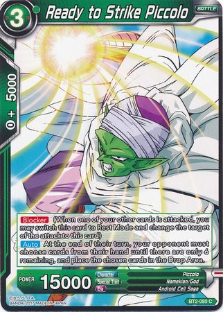 Listo para atacar Piccolo (BT2-080) [Union Force] 