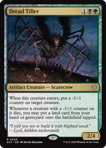 Dread Tiller [Lorwyn Eclipsed Commander]