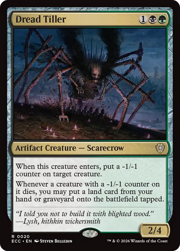 Dread Tiller [Lorwyn Eclipsed Commander]