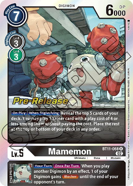 Mamemon [BT11-068] [Promociones previas al lanzamiento de la fase dimensional] 